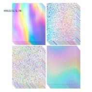 24 Sheets Holographic Cardstock Thick Cardstock for Crafts Card Making, Party Decoration