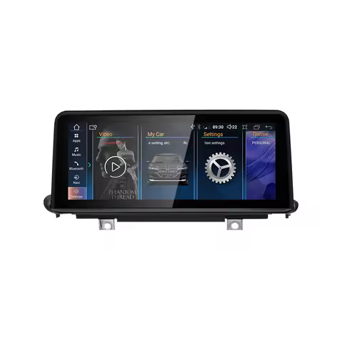 STWEI New ID6 ID7 ID8 UI Android System Wireless Carplay AUTO For BMW X5 F15 X6 F16 NBT EVO Car Vide