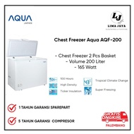 Chest Freezer Aqua AQF-200 Freezer Box Lemari Pembeku Aqua