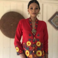 Kebaya Melaka Nyonya Sulam Size XS
