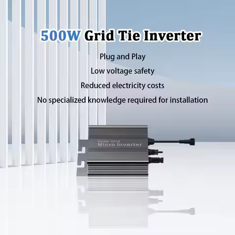 500W Micro Solar Inverter Plug And Play 700W 350W 180W OnGrid Tie Mppt Inverter AC 110V 220V Photovo