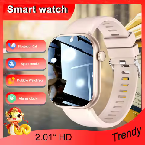 New 2025 Vitality Smartwatch 2.01 HD Fitness Tracker Bluetooth Call Sport DIY Faces For Men And Wome