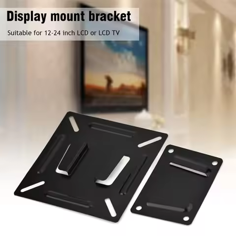 Tv Mount Wallmounted Stand Bracket for 12-24 Inch Lcd Led Monitor Fixed Flat Panel Tv Pc Flat Screen