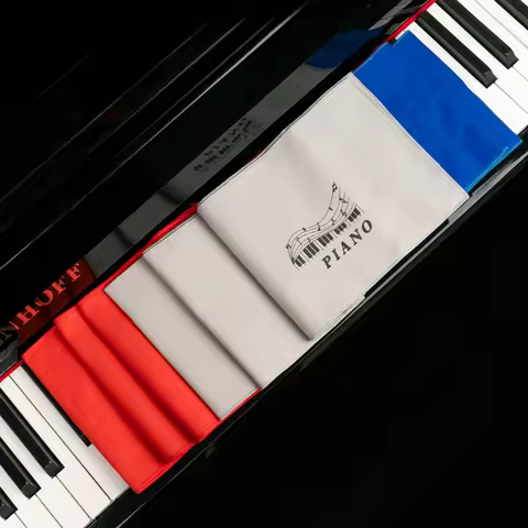 Triangle Upright Piano Keyboard Dustproof Cloth 88-Key Piano Electric Piano Keyboard Cover Cloth Uni