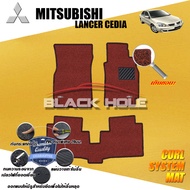 Mitsubishi Lancer Cedia 2004 - 2012 Blackhole Curl System Mat Edge พรมรถยนต์ คอยล์ ซิสเทิมแมต เย็บขอบ