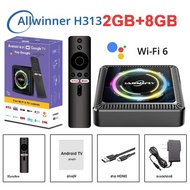 กล่องทีวี Q7S ระบบ Android 14 สำหรับสมาร์ทโฮมเธียเตอร์ พร้อม WIFI 6 รองรับ Google Assistant บลูทูธ 5