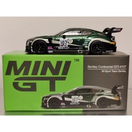 1/64 MINI GT minigt #208 BENTLEY Continental GT3 BENTLEY Continental GT3 Green No. 7 Racing Brand Ne