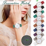 Ladies Luminous Quartz Watch, Digital  Leather Watch Ladies Quartz Watch Simple  Fashionable Solid Color Women's Quartz Watch