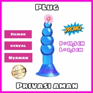 PLUG Alat Bantu Wanita Pria Coli Bahan Silikon Premium Bisa COD