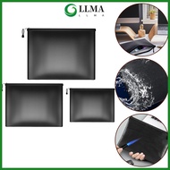 【LLMA】2000℉ Fire Proof money Bag Document Pouch Waterproof Safe Cash Fireproof Bag❀
