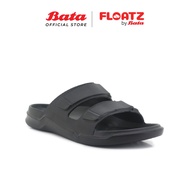 FLOATZ BY BATA Bruce Men Black Sandal 8106104/8199104 Sandal Lelaki