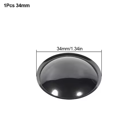 1/2Pcs Durable 16-54mm Speaker Dust Cap Woofer PP Cone Cover Myra Black Audio Speaker Protector Myra