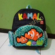 Punkpinks children's character bag can be given a name