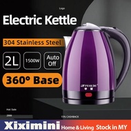 XIXIMINI Stainless Steel 304 2L Electric Kettle Ketel Teko Jug Cerek Elektrik Tea Hot Water Pemanas air panas 不锈钢2L电水壶