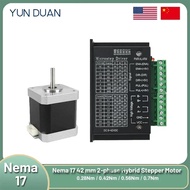 Nema17 Hybrid Open-loop Stepper Motor 2PH 34/40/48/60mm Length 4-Lead 0.28/0.42/0.56/7Nm for 3D Prin