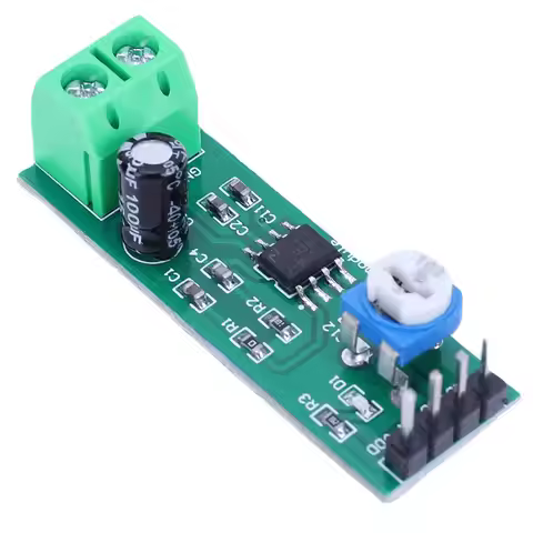 LM386 Audio Amplifier Module 200 Times Gain Digital Sound Amplifier Module 5V-12V Input 10K Adjustab