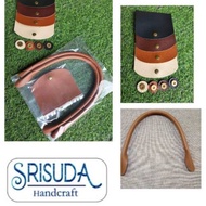Big Magnetic Cover Width 12cm & Faux Leather Strap 52cm Set Style Available In Black And White