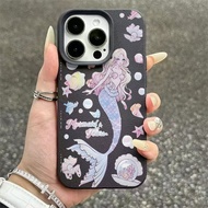 Casing iPhone 11 13 14 15 16 Pro Max Cute underwater mermaid Case For iPhone 13PM 16PM 15PM 14PM
