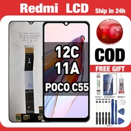 LCD Redmi 12C/ 11A/ poco C55 Compatible For Original Glass Touch Screen Digitizer