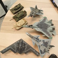 ✨     J-20f22 Fighter Su 57 Airplane Model B2 Bomber Assemble Building Block Toy Tank Gift