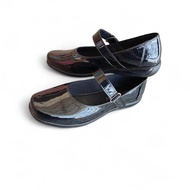 Jolie Ashley Bebe Glossy Black Girls' Shoes Elegant Anti-Slip Girls' School Shoes/