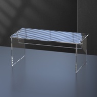 [48H Shipping] Acrylic Shelf Desktop Cosmetics U Model Rack Display Stand Desktop Layered Rack Trans
