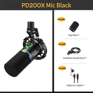 MAONO PD200X Xlr/ USB พอดคาสต์ไมโครโฟนแบบไดนามิกไมโครโฟนโลหะไมโครโฟนพร้อมซอฟต์แวร์สำหรับการบันทึกการ