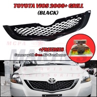 MCPA Car Front Bumper Hood Grille Cover Fit for Toyota Vios  2008 2009 2010 2011 2012 2013 (Good Qua