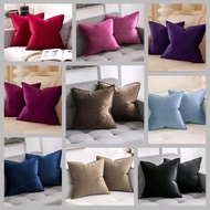 Soft suede sofa cushion cover size 30x30cm 40x40
