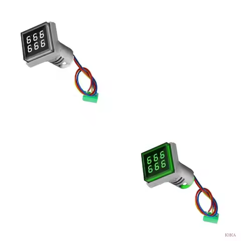 K1KA Square Counter Meter Digital Display Counter 6 Digit 0-999999 AC220V Count Meter