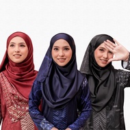Fatyra Anjung Series Shawl - Premium Japanese Silk Shawl Set Eid Kaftan Abaya 1.9m