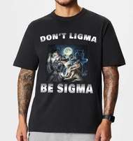 Don't Ligma Be Sigma Meme Shirt Ironic Wolf Meme T-shirt Ligma Meme Tee cringe shirts