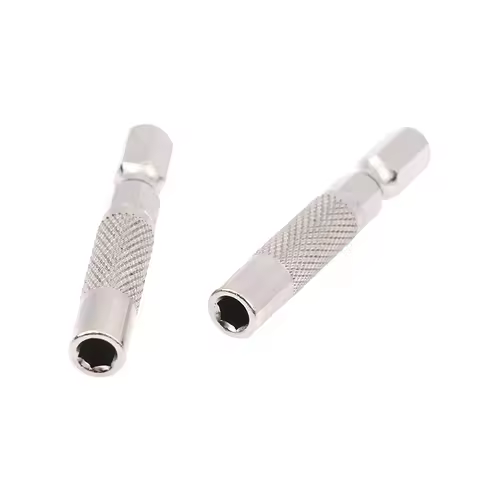 2PCS Hex Shank 6.35mm To 4mm Insert Bit Adapter Electric Screwdriver Socket Holder Micro Bit Adapter