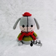 (Chiicraft) Amigurumi Donkey | Donkey Knitted Doll
