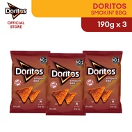 [Bundle of 3] Doritos Tortilla Chips Taco/ Smokin BBQ/ Nacho Cheese/ Roasted Corn/ Spicy Nacho 190g 