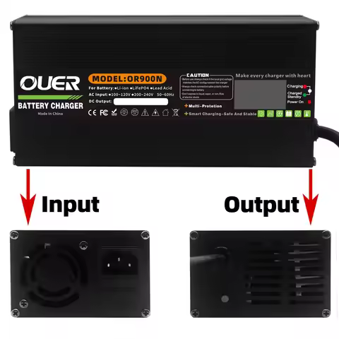 25.2V 25A Li-ion Battery Charger Usd For 6S 22.2V LCD Display Li-ion Lipo Battery OLED Display Fast 