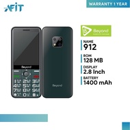 มือถือปุ่มกด Beyond 912 ( Black / White ) หน้าจอใหญ่ 2.8 นิ้ว รองรับ 1 ซิม ทุกเครือข่าย 2G/3G ll ประกันศูนย์ไทย 1 ปี