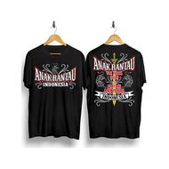Men's 100% Cotton Indonesian Cultural Print T-Shirt - Bali & Java Lettering, Wayang Motif, Unisex Lo
