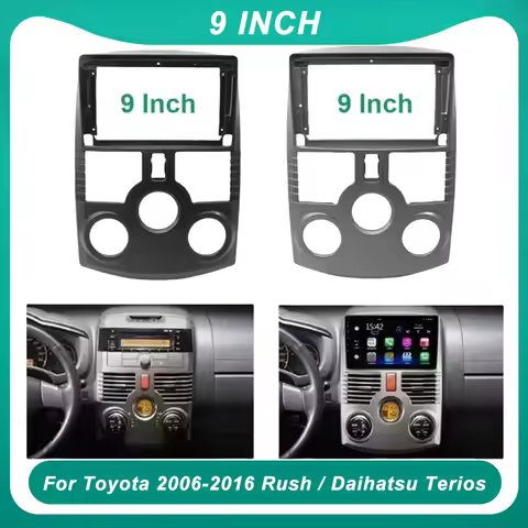 Car radio frame For Toyota 2006-2016 Rush / Daihatsu Terios 9inch accessories android dashboard car 