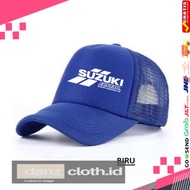 SUZUKI Hat Ecstar Genuine Oil Trucker Racing Mesh MotoGP Import Premium Quality