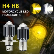 Pecham ไฟหน้ารถจักรยานยนต์ H6 H4 12V LED Moto หลอดไฟ LED ลำแสงสูง/ต่ำ12000LM สว่างมากสำหรับสกูตเตอร์แสงไฟตัดหมอกอัตโนมัติ