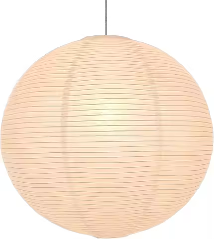 (21.65Inch) Large Round Paper Lantern Lamp shade,White Rice Paper Lamp Shade,Chinese Foldable Paper 