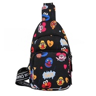 TJA 476 Cute Character Sesame Street Sling Bag For Women Or men Unisex