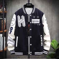 Men's Varsity Baseball Jacket - Women's Baseball Jacket - Men's Bomber Jacket Sweater with Full Embr