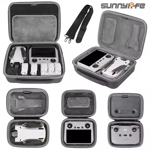 For DJI Mini 3/3 Pro Storage Bag DJI RC Remote Controller Case Battery Case Portable Carrying Box Ca
