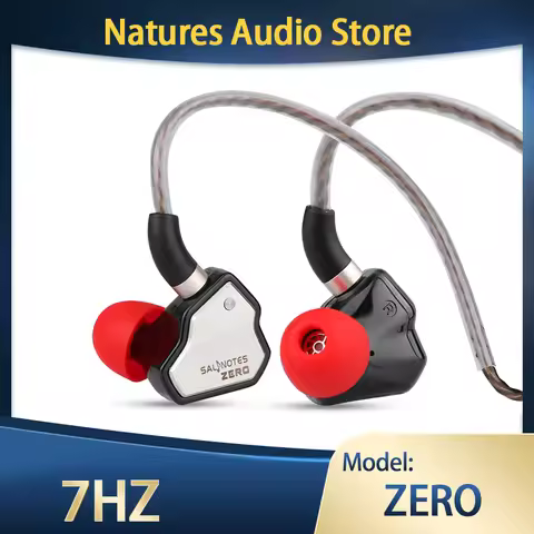7Hz Salnotes Zero Hi-Fi 10mm Dynamic Driver In-Ear Headphones IEM Metal Composite Diaphragm N52 Magn