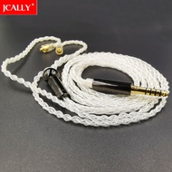 JCALLY 8 Core 5N Pure Silver Headset Upgrade Balance Cable