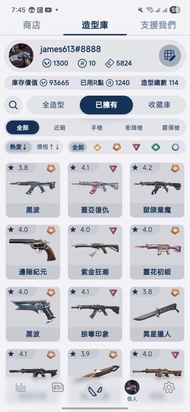 Valorant 造型庫 武器造型