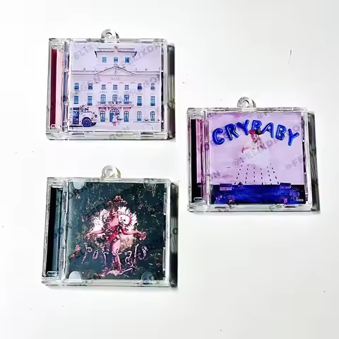 Melanie Martinez K-12 MINI Music CD NFC Keychain PORTALS Album Play Songs Pendant Cosplay Necklace A