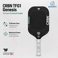 CRBN TFG1 Genesis TruFoam Pickleball Paddle | 100% TruFoam Core | T700 Raw Carbon Face | USAPA Appro